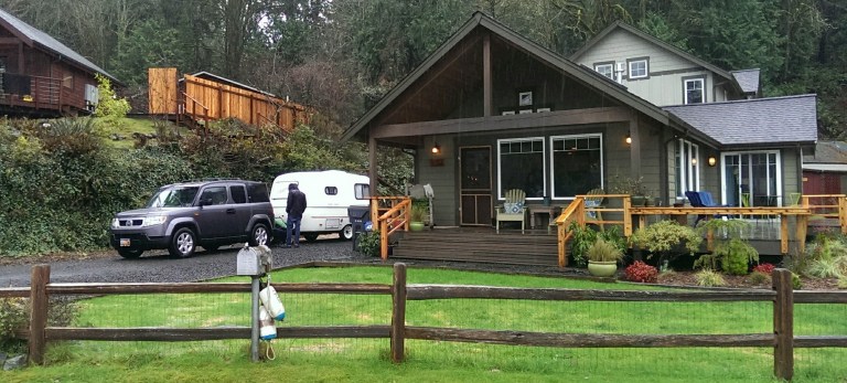 Jeremy and Kelly's house on Puget Sound.