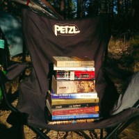 Our thrifty book booty.