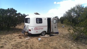 Home Sweet Home. Alexander SuperScamp likes the New Mexico desert!