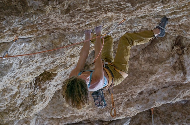 On The Low Jam (13a), which shares the anchors with my current project, Killer Bees (13d). pc: Carlos Flores www.carlosromania.com